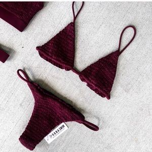 Lahana Swim Sangria Bikini Set M/S